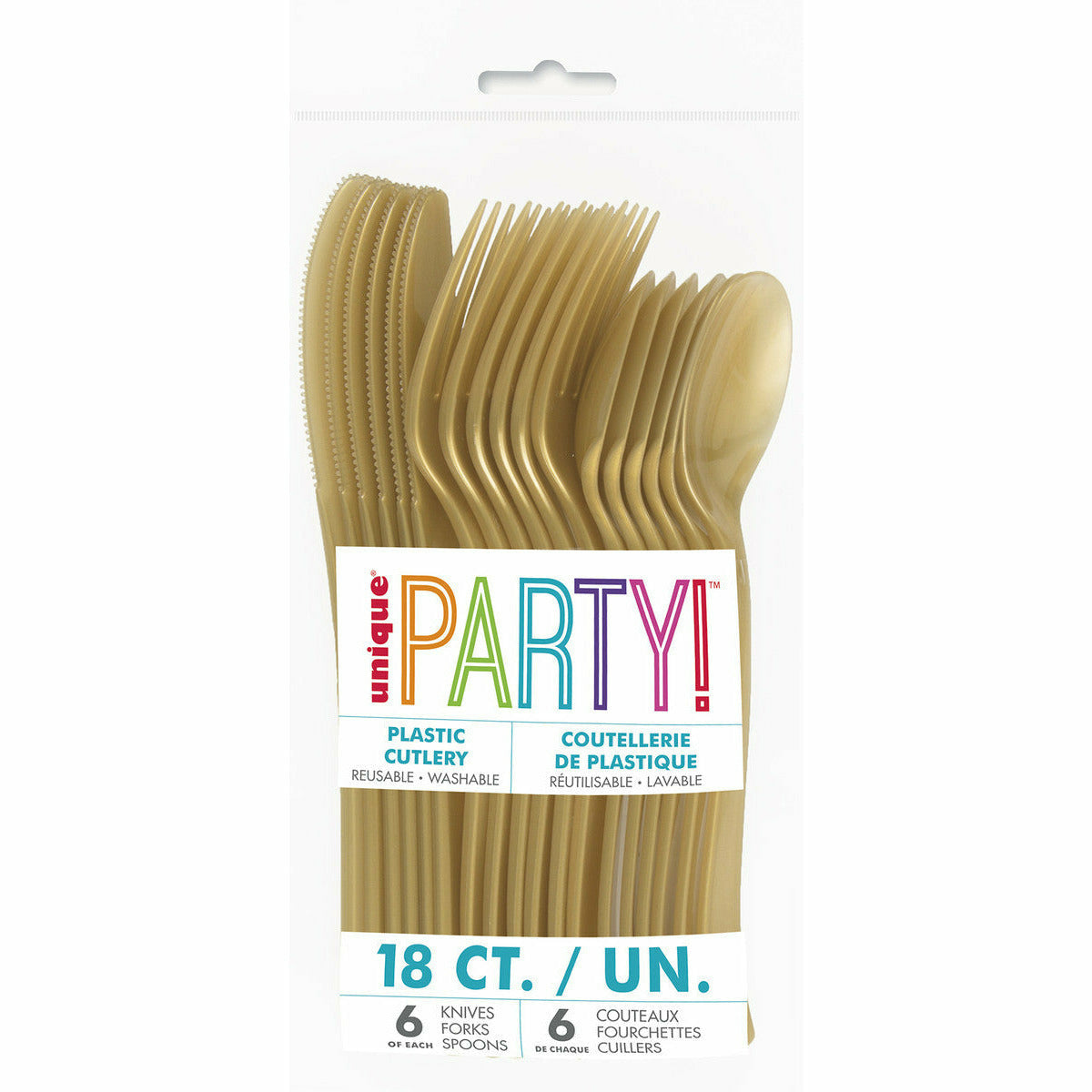 Gold 18 Asstd Cutlery