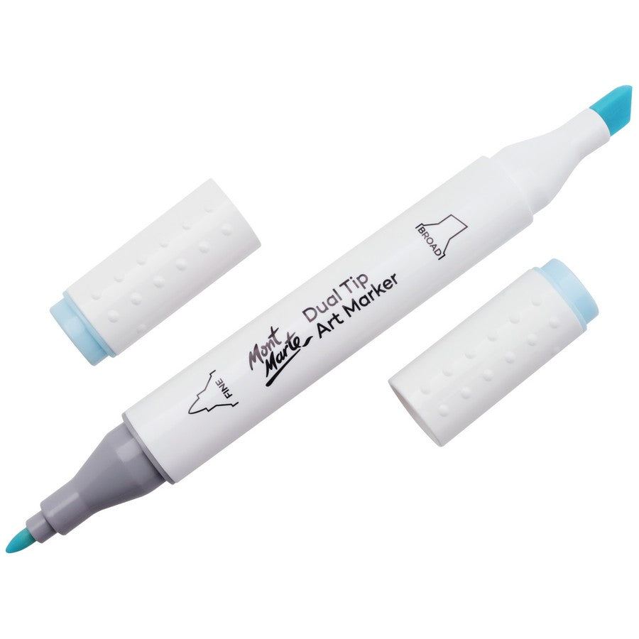 Mont Marte Dual Tip Alcohol Art Marker - Ice Blue