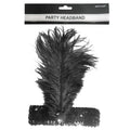 Flapper Headband-Black