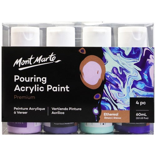 Mont Marte Premium Pouring Acrylic Paint Set - Ethereal