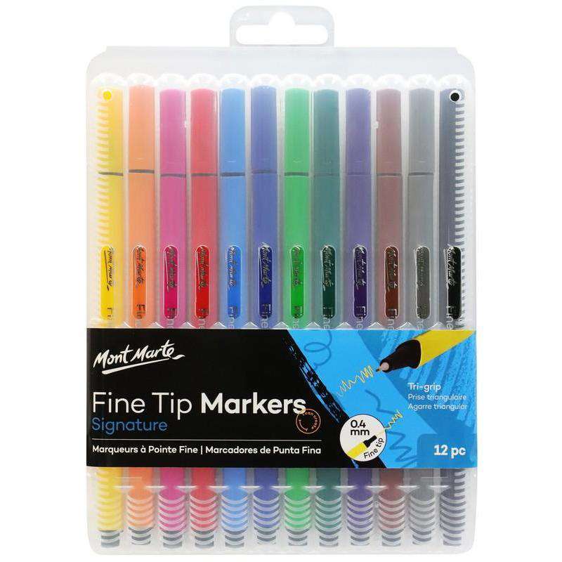 Mont Marte - Signature Fine Tip Markers Set