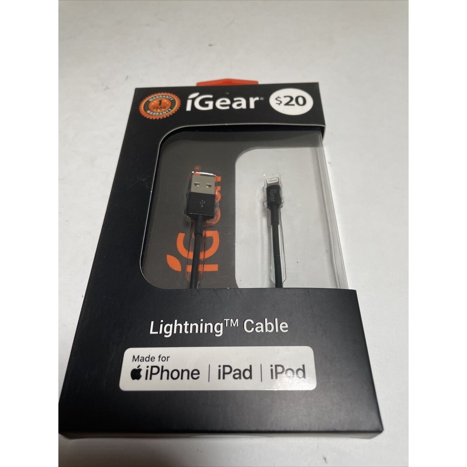 Igear iPhone Charging Cable - Black