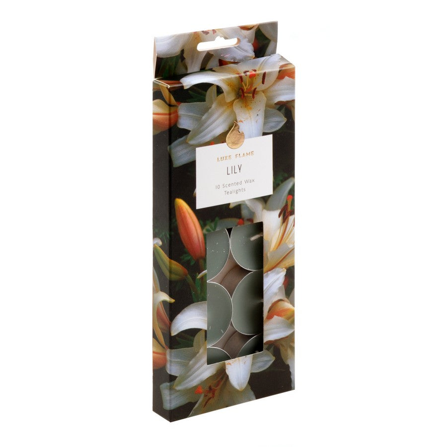 Tealights Scented 4 Hour 10 Pack Lily - Homeware product at Price Busters Variety