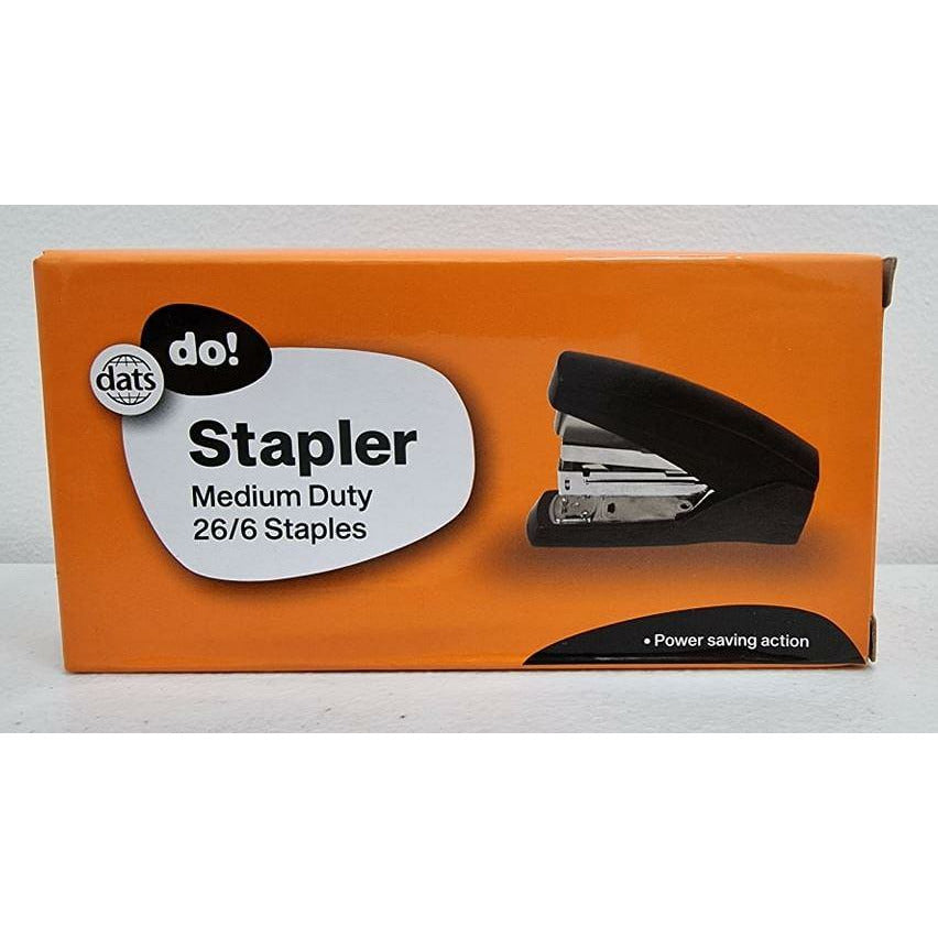 Stapler 26 / 6 Power Saving Medium Duty Black - Stationery product at Price Busters Variety