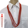 3Pk 80Cm Party Necklace-Red