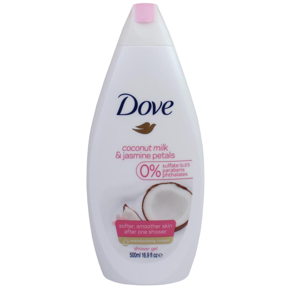 Dove 500Ml Body Wash Relaxing Triple Moisture Serum Jasmine And Coconut Milk