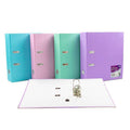 Folder Lever Arch A4 Laminated Paper Cover 4 Assorted Colours - Stationery product at Price Busters Variety
