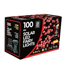 Solar Light 100Pc Red
