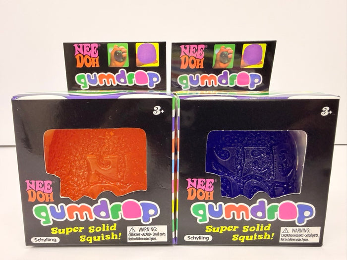 NeeDoh gumdrop squishy toy in an assorted colour, 7cm