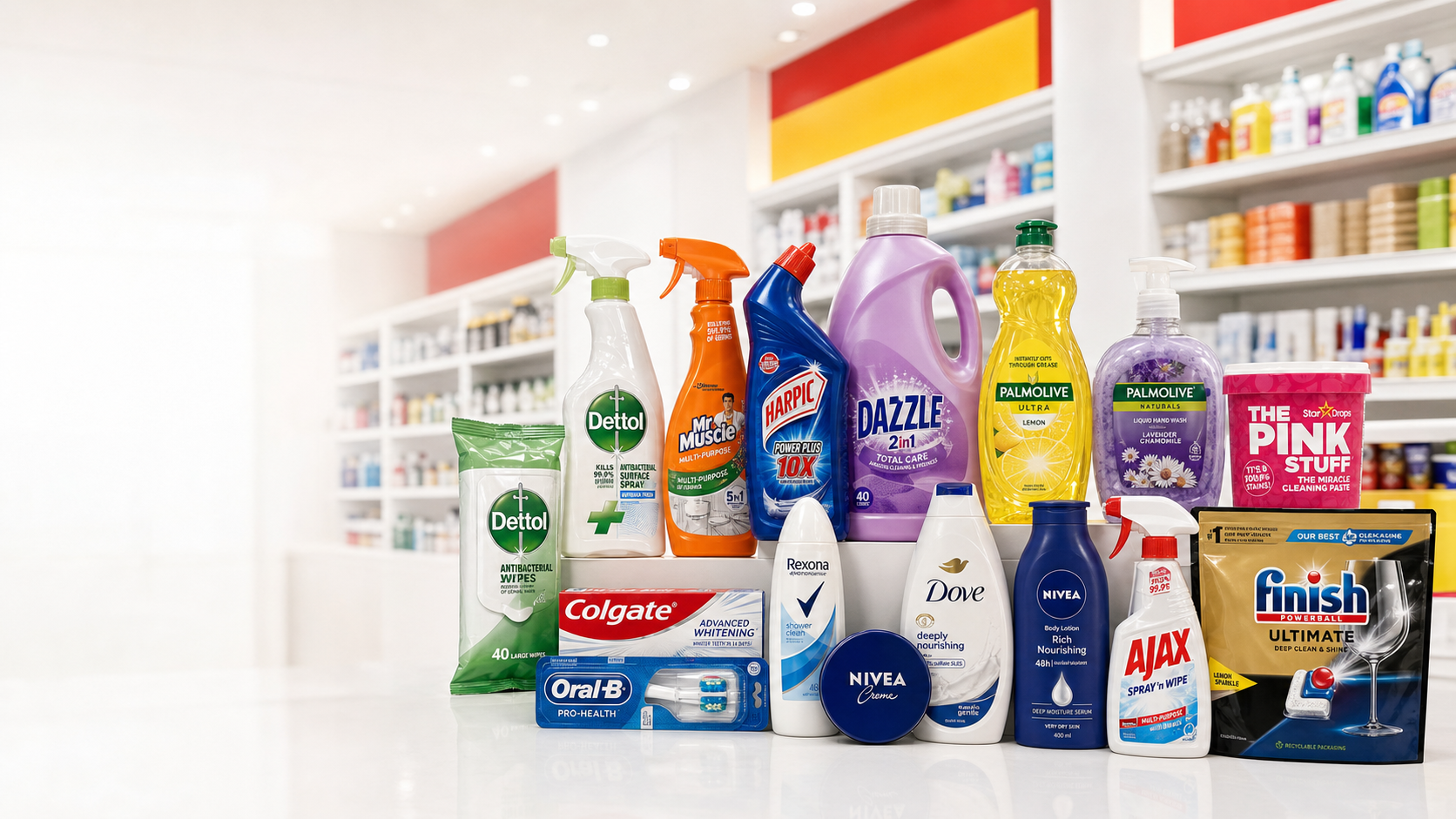 Price Busters branded cleaning and personal care hero banner